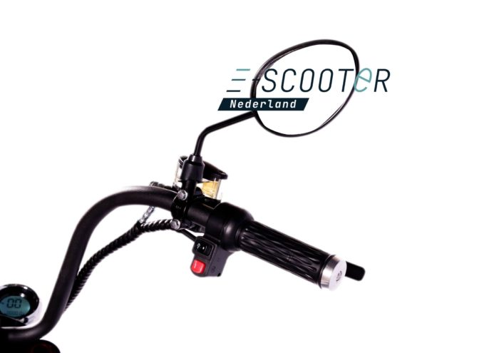 E-chopper 3.0 escooter ecruiser mat zwart