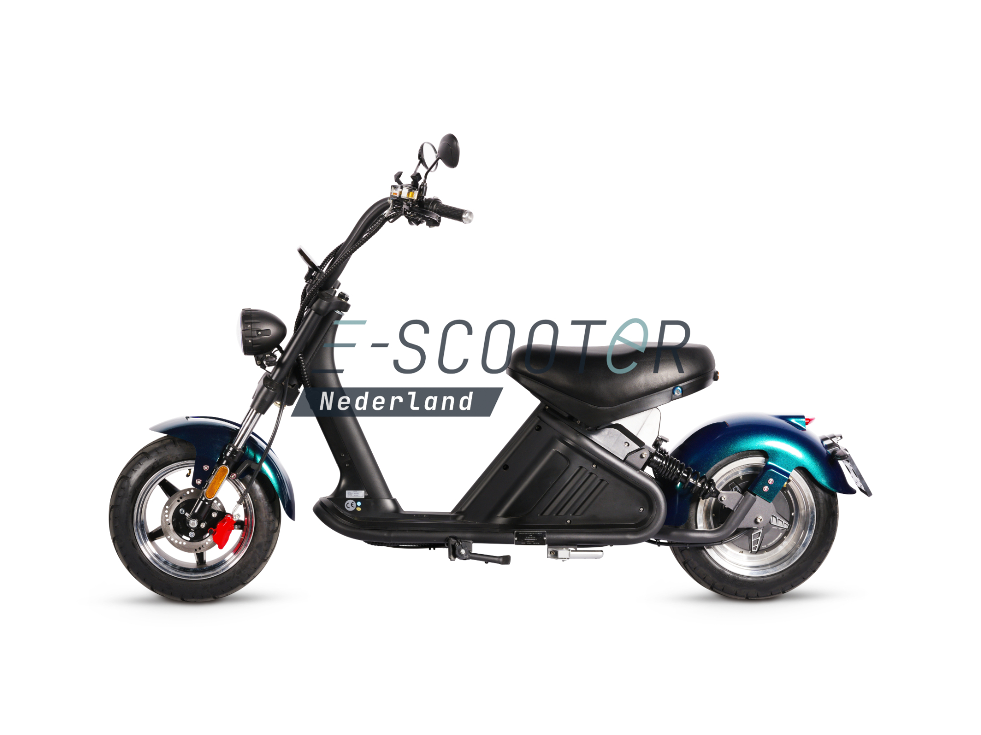 E-chopper 4.0 pro escooter ecruiser blauw