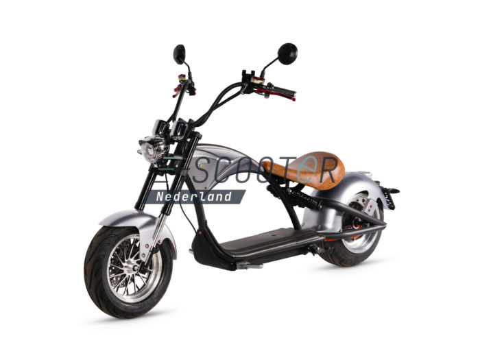 E-chopper 3.0 escooter ecruiser zilver