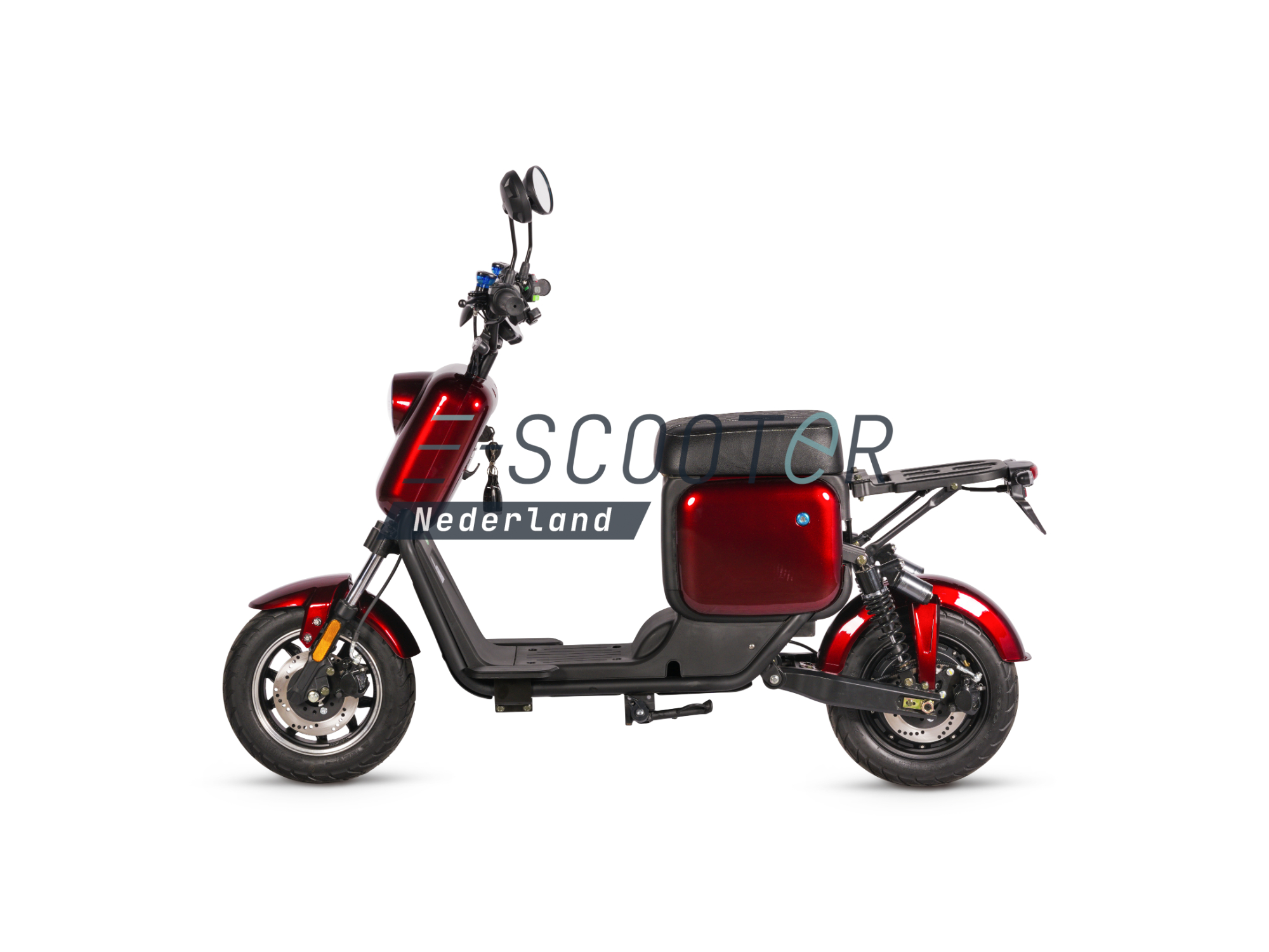 E-chopper city compact escooter ecruiser rood