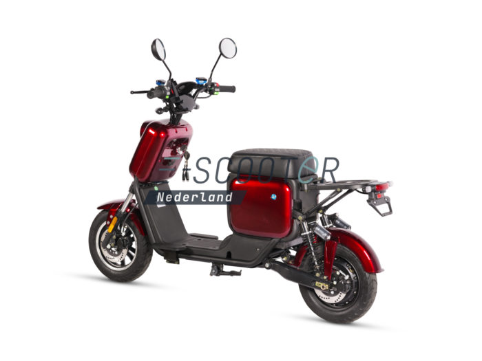 E-chopper city compact escooter ecruiser rood