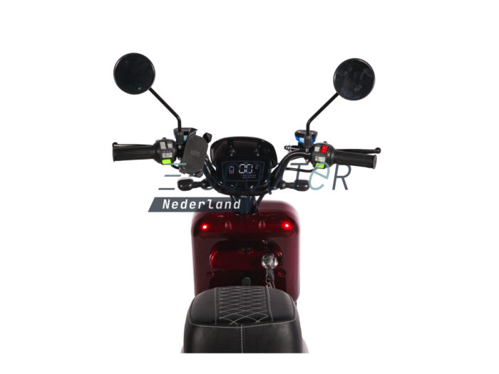 E-chopper city compact escooter ecruiser rood