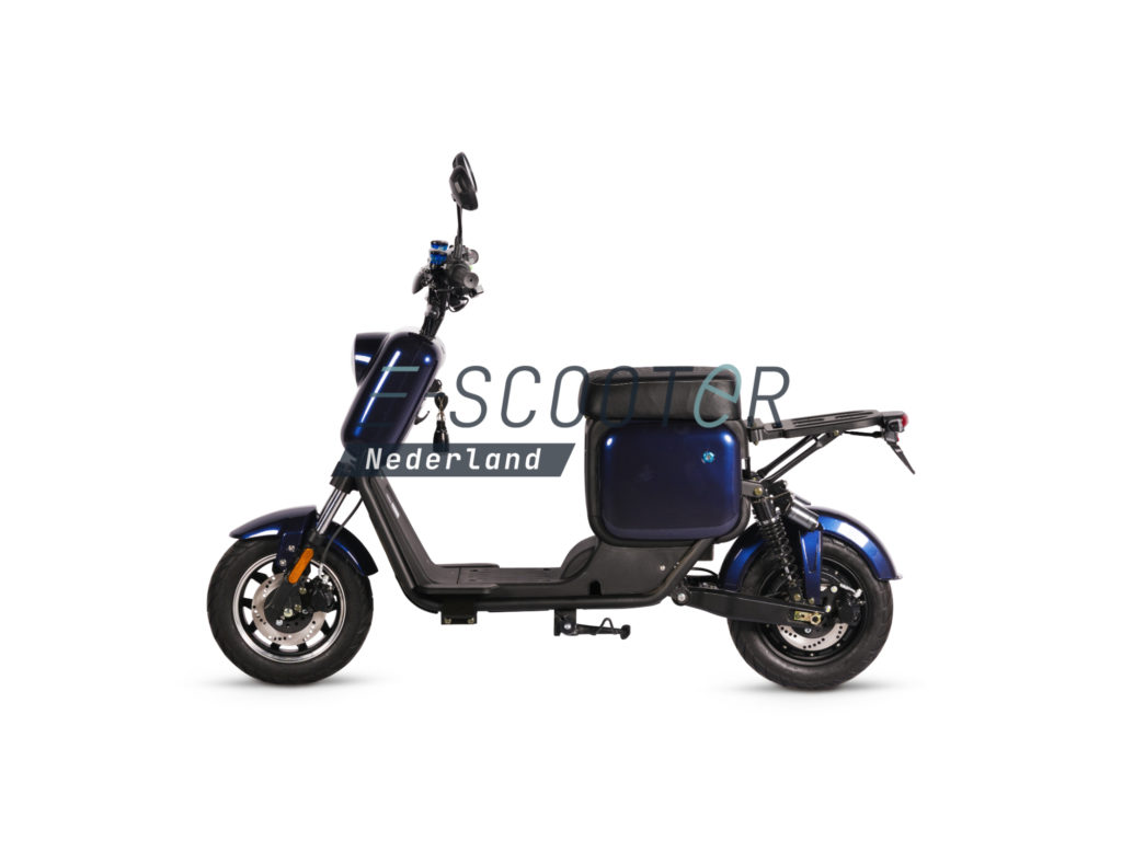 E-chopper city compact escooter ecruiser blauw
