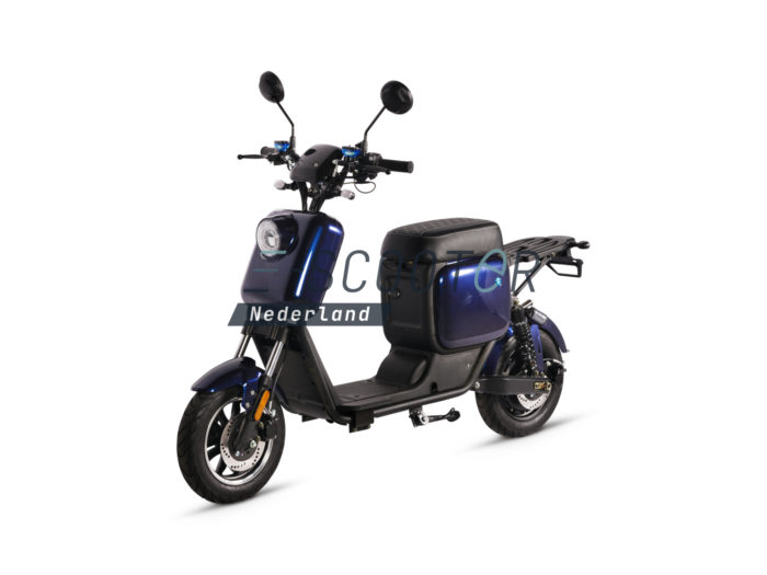 E-chopper city compact escooter ecruiser blauw