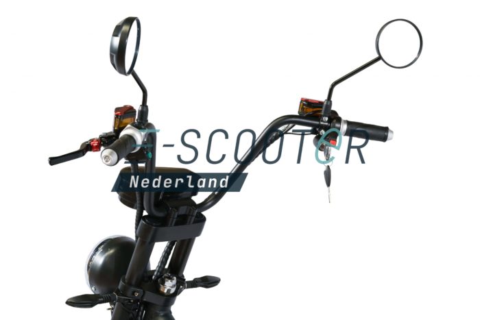 E-chopper gts pro escooter ecruiser zwart