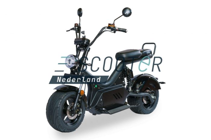 E-chopper gts pro escooter ecruiser zwart